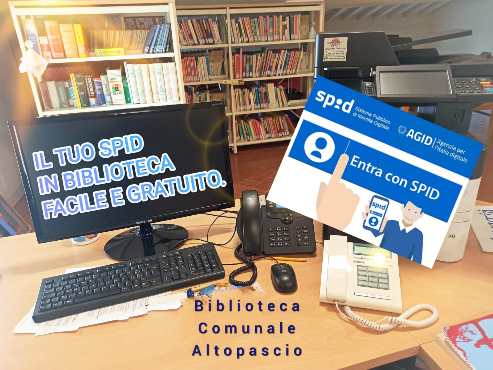 Attiva il tuo profilo SPID alla biblioteca di Altopascio: è facile e gratuito!