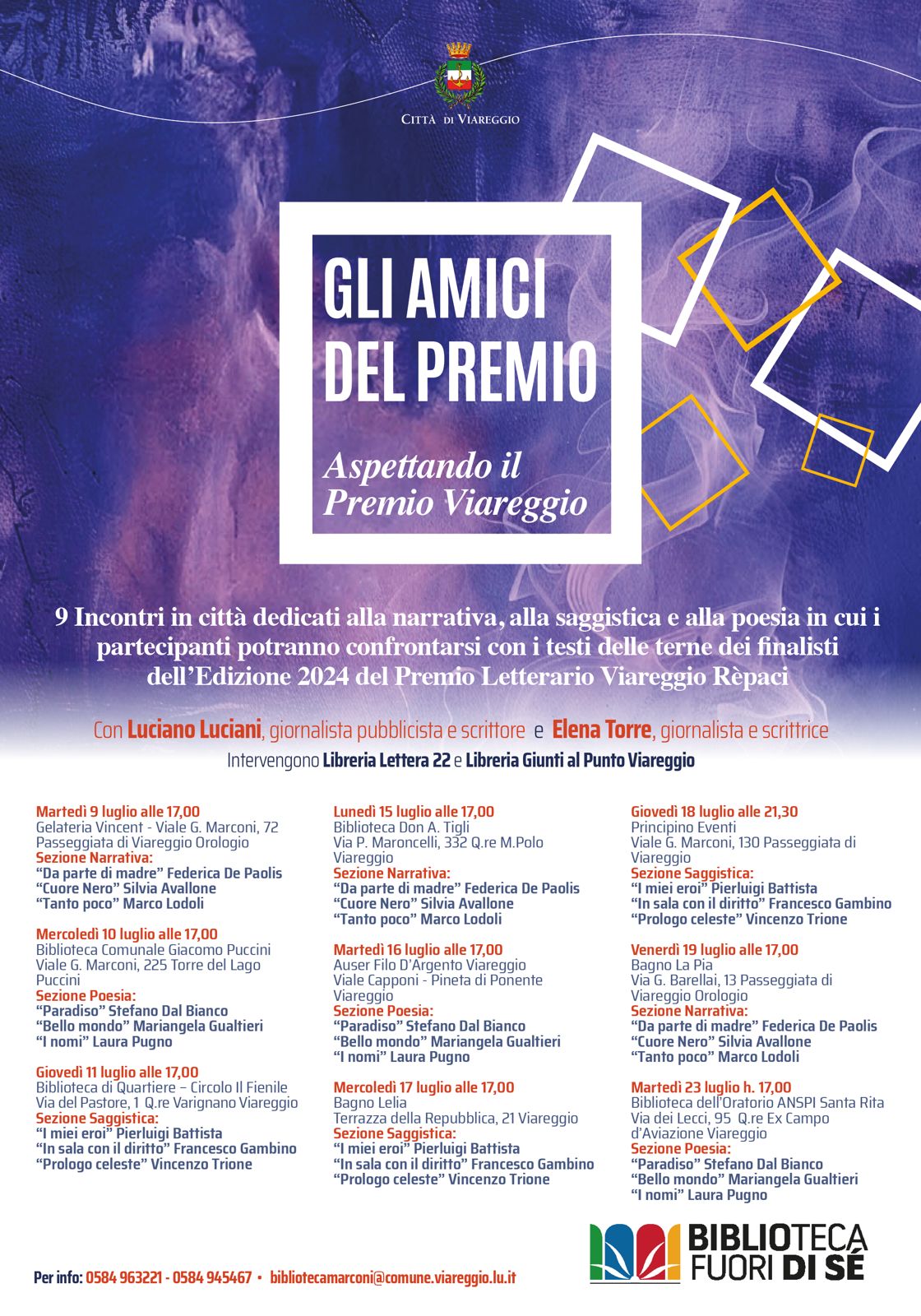 GLI AMICI DEL PREMIO - Aspettando il Premio Viareggio