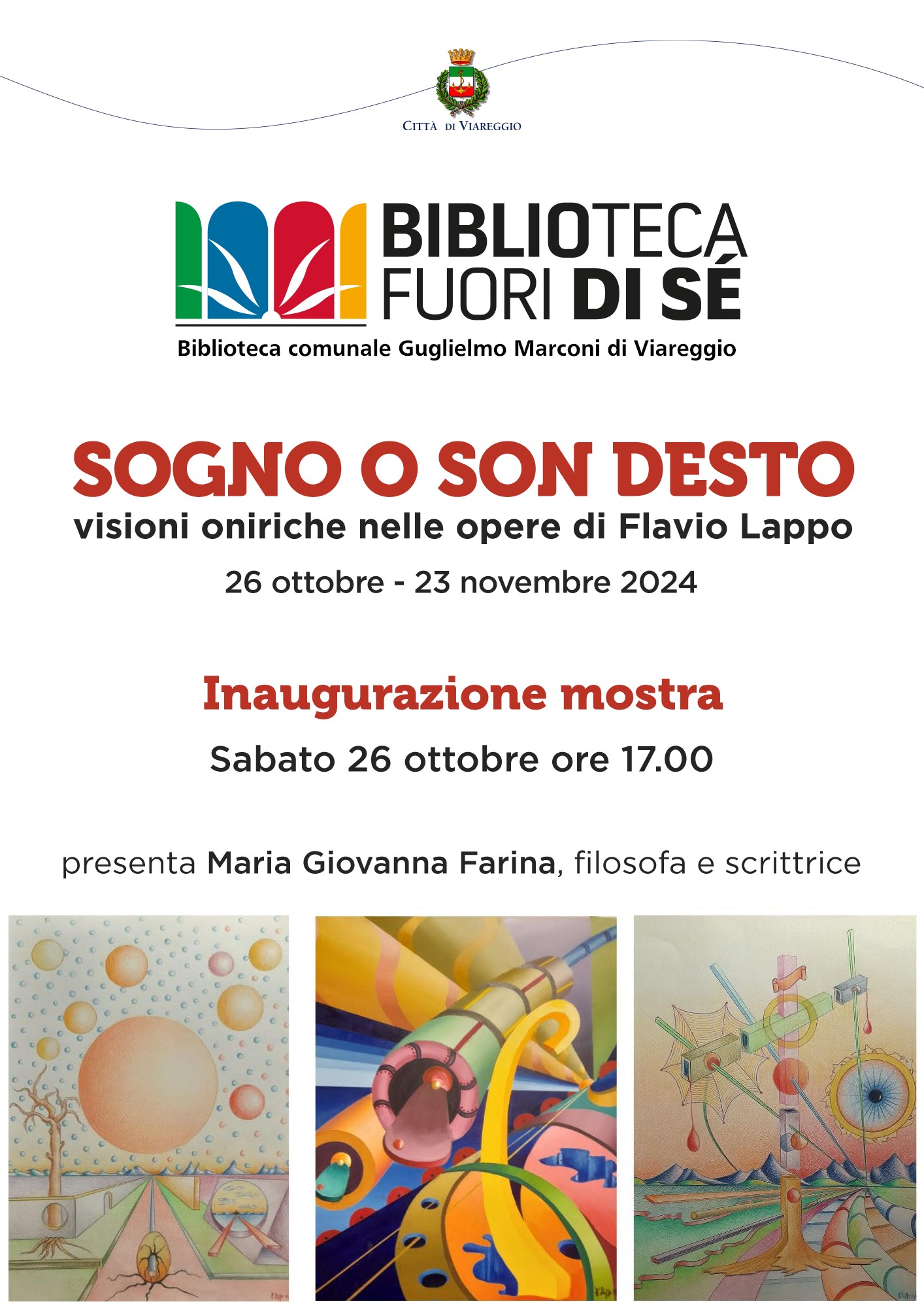 #BibliotecaFuoridiSé - Inaugurazione mostra