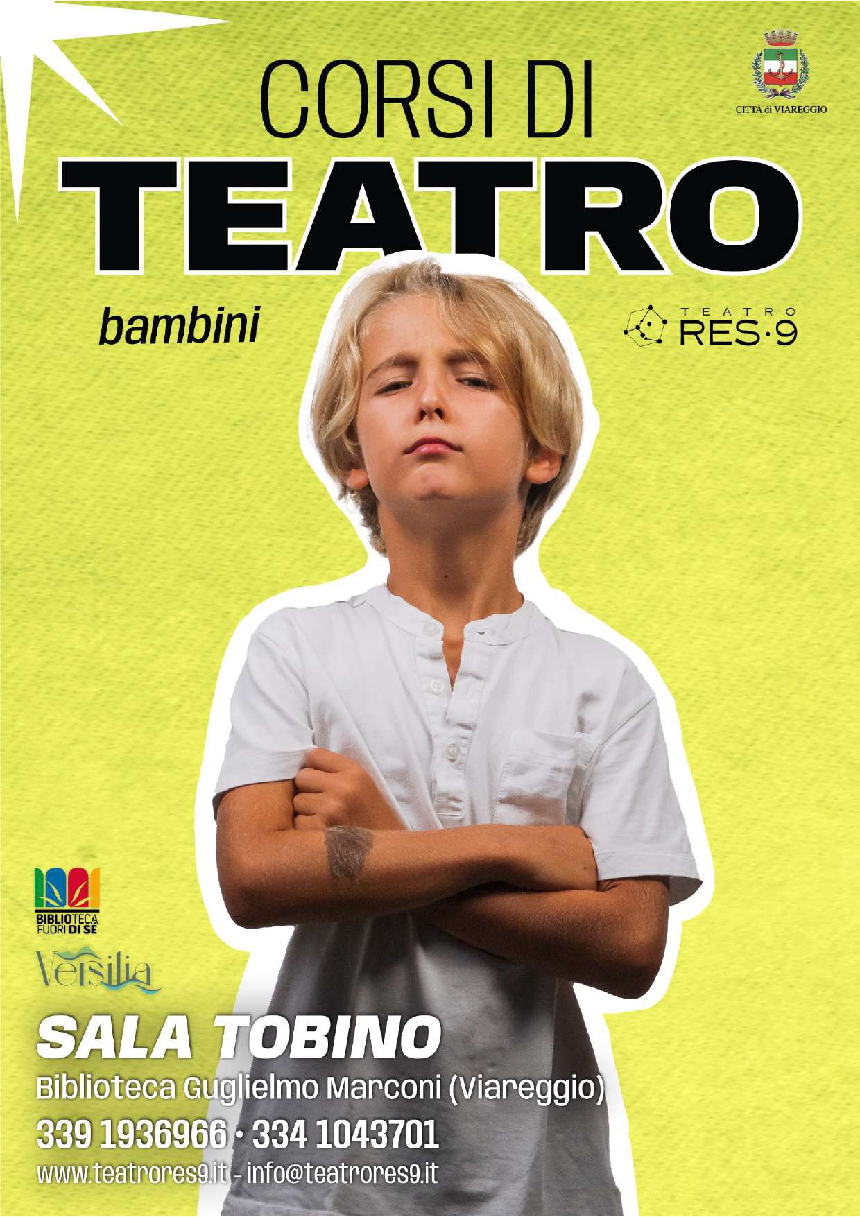 #BibliotecaFuoridiS&eacute; - Corsi di teatro per bambini