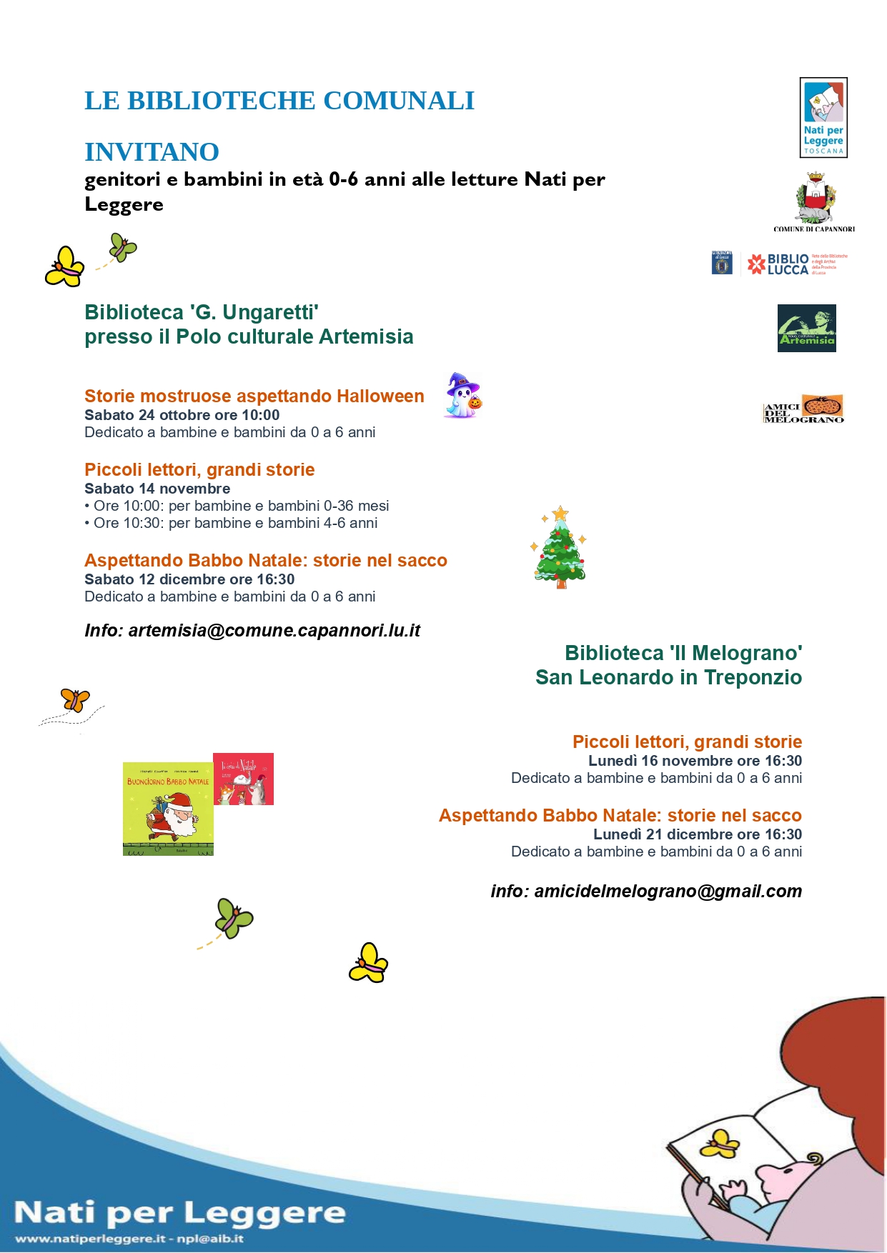Letture Nati per Leggere nelle biblioteche della Piana